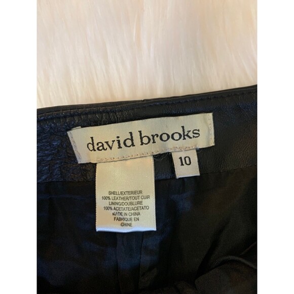 NWT David Brooks leather pants - Picture 5 of 12